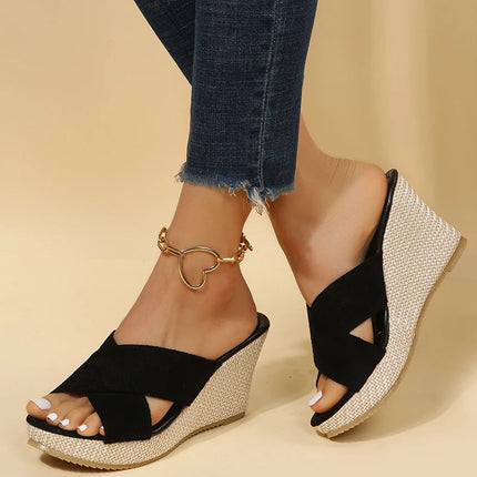 ALMA | Women's Wedge Sandals | Casual Comfort | Stylish Strap Design | Versatile Seasonal Footwear | Cushioned for All-Day Wear | Available in Multiple Colors