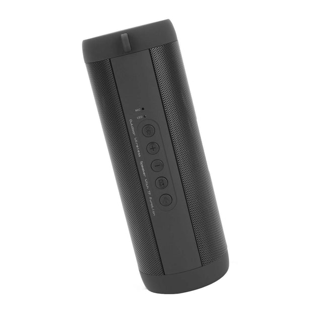 Black Portable Bluetooth Speaker | High Definition Sound | 1800mAh Battery | Bluetooth 4.0 | 5 Hour Playtime | TF Card Support | IPX5 Waterproof | Lightweight | Crystal Clear Audio | Indoor Outdoor Use