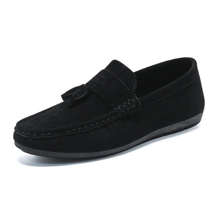Hayman | Luxury Suede Penny Loafers | Men's Elegant Slip-On | Cushioned Insole | Timeless Tassel Detail | Comfortable All-Day Wear
