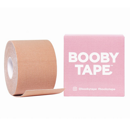 Booby Tape | Nude Breast Lift Tape | Hypoallergenic | Skin-Friendly Support for Cleavage Enhancement | Easy-to-Cut Roll for Custom Length | Breathable & Strong Adhesive | Comfortable Under Clothing