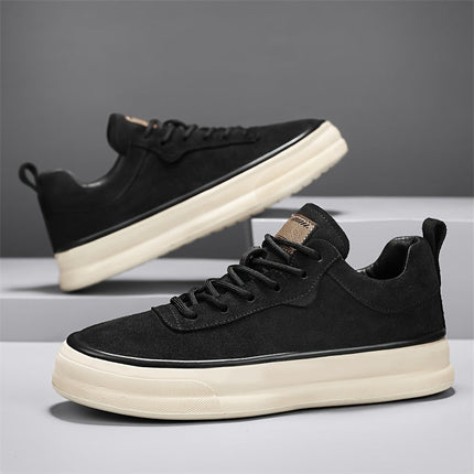 Suede Lo Casual Footwear | Men's Breathable Non-Slip Sneakers | All-Day Comfort | Minimalist Style