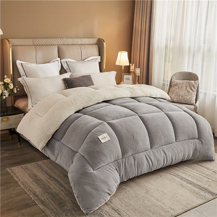 Reversible Three-Layer Warm Duvet | Ultra Soft Polyester Comforter | Multiple Sizes & Colors | Ideal for Cold Seasons