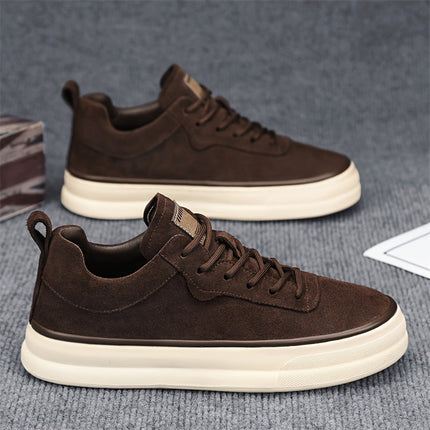 Suede Lo Casual Footwear | Men's Breathable Non-Slip Sneakers | All-Day Comfort | Minimalist Style