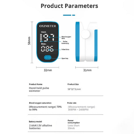 Non-Invasive Glucose Monitor | Advanced Sensor Technology | Fast, Accurate Results | Large LED Screen | Reversible Display | Portable Blood Sugar Measurement | Energy-Saving Auto Shut-Off