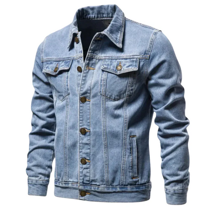 Men's Denim Jacket | Timeless Casual Outerwear | Durable & Comfortable | Versatile Layering | Iconic Style for Every Occasion