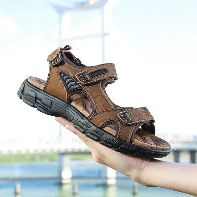 Cushioned Sandals for Men | Advanced Comfort | Stylish Design | Versatile Footwear | Foot and Knee Support | Pain Relief | Fashionable Outings | Various Sizes Available