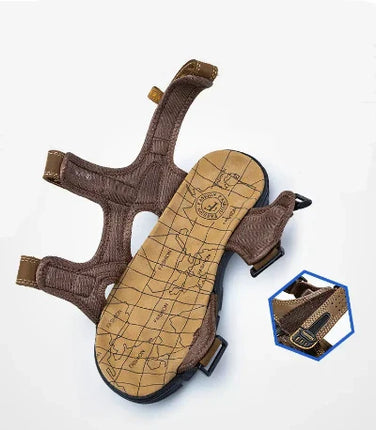Cushioned Sandals for Men | Advanced Comfort | Stylish Design | Versatile Footwear | Foot and Knee Support | Pain Relief | Fashionable Outings | Various Sizes Available