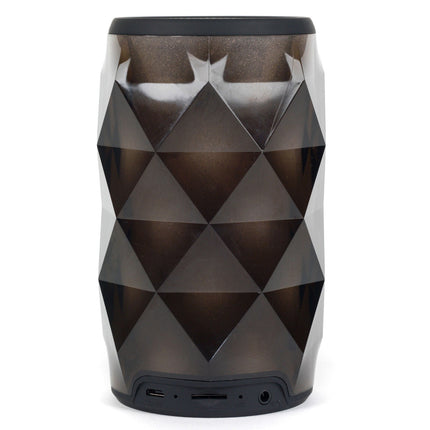 Pulsar Crystal Can Bluetooth Speaker | Wireless Range 10m | LED Light Modes | Portable & Rechargeable | Compact 8x8x13.5cm | 3W Output | Aux & Bluetooth Connection | Galaxy Effect | Lightweight Audio Design