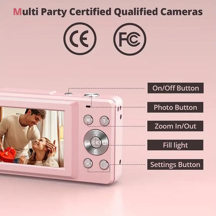 RetroSnap | Vintage Digital Camera | 1080p Video & High-Resolution Photos | Portable & Lightweight Design | Nostalgic Aesthetic | Ideal for Travel, Events & Everyday Snaps