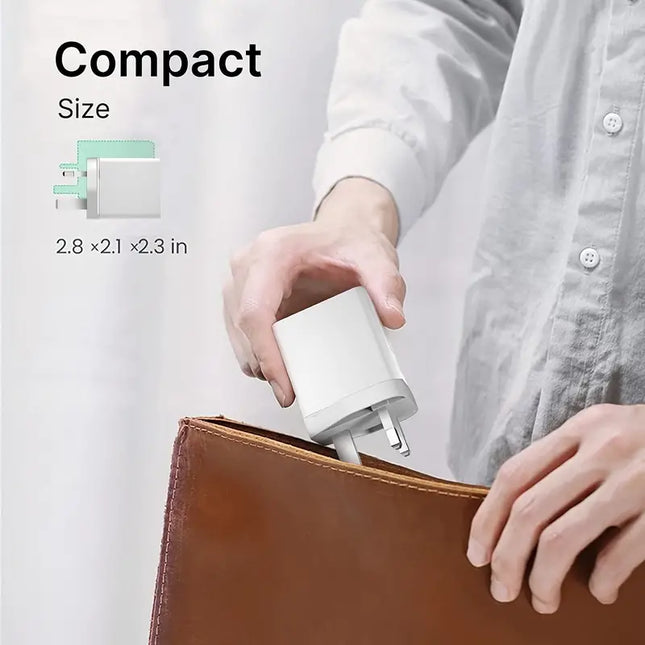 4-Port USB Fast Charger | QC3.0 Technology | UK Plug | Universal Compatibility | Fireproof Casing | Compact Design | Ideal for Travel | Overload & Short-Circuit Protection | 4X Faster Charging | 36W Power | 4 USB Ports