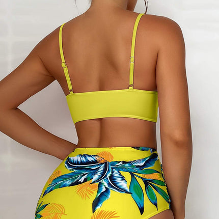 Push-Up Bikini Set met Hoge Taille - Visconte