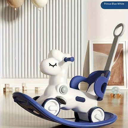 2-in-1 Kids Rocking Horse & Balance Bike | Safe, Durable & Colorful Ride-On Toy for Motor Skill Development | Ages 1-3