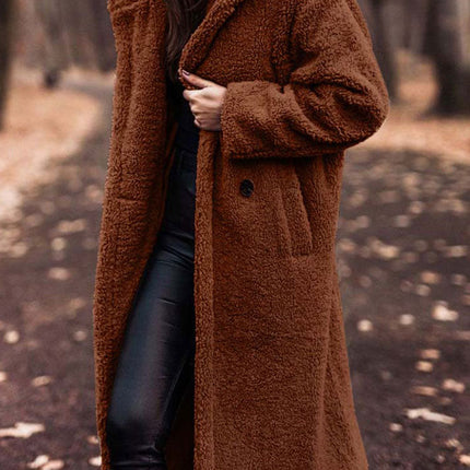 MonAmi® Women's Teddy Oversized Jacket | Plush Texture | Fall & Winter Outerwear | High-Quality Material | Comfortable Fit | Stylish Design