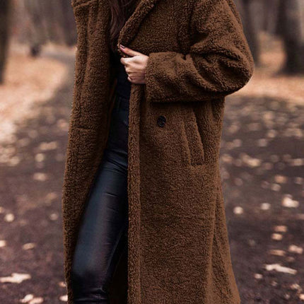 MonAmi® Women's Teddy Oversized Jacket | Plush Texture | Fall & Winter Outerwear | High-Quality Material | Comfortable Fit | Stylish Design