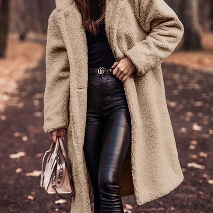 MonAmi® Women's Teddy Oversized Jacket | Plush Texture | Fall & Winter Outerwear | High-Quality Material | Comfortable Fit | Stylish Design