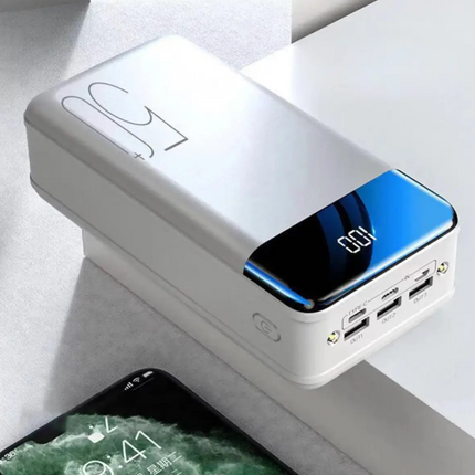 100,000mAh High Capacity Portable Charger | Fast Charging for Smartphones, Tablets & Laptops | Universal Compatibility | Ideal for Travel & Outdoor Adventures