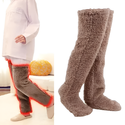 Ultra-Soft Knee-High Fuzzy Socks | Premium Plush Warmth | Versatile Cold Weather Essential | Snug & Stylish Winter Accessory | Perfect for Home or Outdoor Use | One-Size-Fits-Most