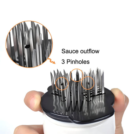 Stainless Steel Kitchen Tool | Enhances Meat Texture | Effortless Tenderizing for Beef Pork Chicken | Durable and Efficient Design | Perfect for Home Cook and Chef | Produces Tender Juicy Meals Every Time