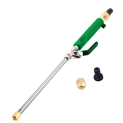 High-Pressure Garden Hose Attachment | Converts Hose Into Powerful Cleaning Tool | Rust-Resistant | 100x Enhanced Pressure | Easily Removes Dirt, Grime, Moss & Mold | Adjustable Nozzle | Lightweight & Easy Setup