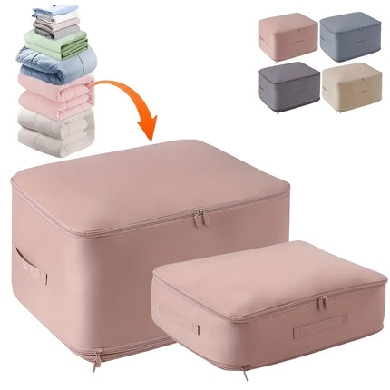 Vacuum Compression Bag | Maximise Closet Space | Store Winter Clothes & Bedding | Protects from Dust & Moisture | Airtight Seal | Transparent for Easy Identification | Durable & Long-lasting