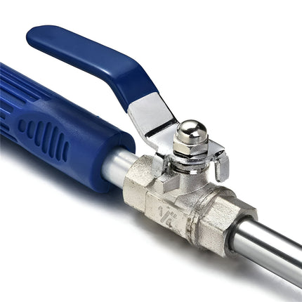 High-Pressure Garden Hose Attachment | Converts Hose Into Powerful Cleaning Tool | Rust-Resistant | 100x Enhanced Pressure | Easily Removes Dirt, Grime, Moss & Mold | Adjustable Nozzle | Lightweight & Easy Setup