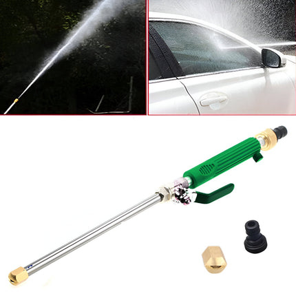 High-Pressure Garden Hose Attachment | Converts Hose Into Powerful Cleaning Tool | Rust-Resistant | 100x Enhanced Pressure | Easily Removes Dirt, Grime, Moss & Mold | Adjustable Nozzle | Lightweight & Easy Setup