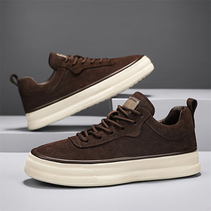 Suede Lo Casual Footwear | Men's Breathable Non-Slip Sneakers | All-Day Comfort | Minimalist Style