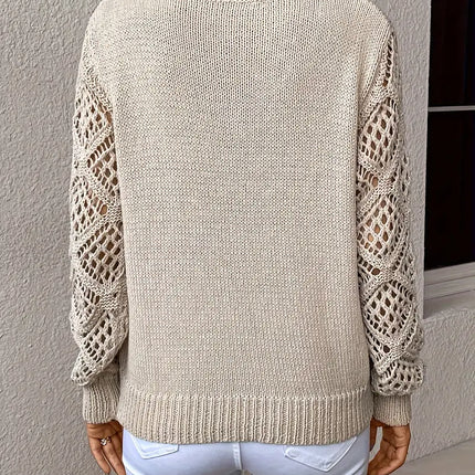 V-neck Sweater for Women | Wool and Cotton Blend | Multiple Colors | Versatile and Durable | Comfortable, Machine Washable Knit | Ladies' Fashion Sweater