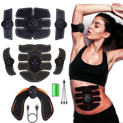Ultimate Abs Stimulator Pro | EMS Technology | 15 Intensity Levels | Tone & Define Abs at Home | Suitable for All Fitness Levels | Easy-to-Use Abdominal Trainer | Fast Results | Battery Operated