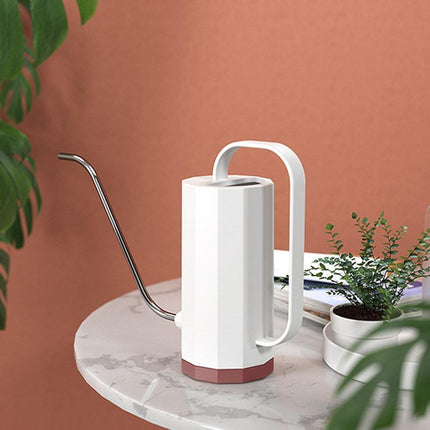 Geometric Gooseneck Watering Can | Large Capacity | Long Stainless Steel Spout | Stylish Modern Design | Durable Polypropylene Material | Ideal for House & Hanging Plants | Easy Refill | Pastel Colors