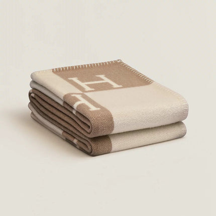 Luxury Wool Cashmere Throw | Ultra-Soft Comfort | Elegant Decor | 140x170 cm | Multiple Colors | 800g