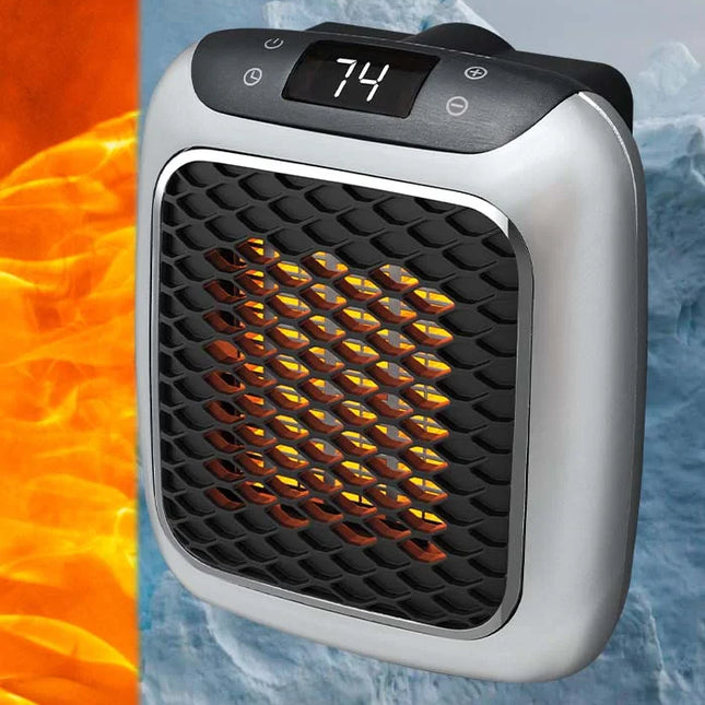 Compact Energy-Efficient Portable Heater | Rapid Heating | Programmable Timer | Tip-Over & Overheat Protection | Lightweight | Ideal for 350 Sq Ft | Whisper-Quiet | Multiple Colors Available