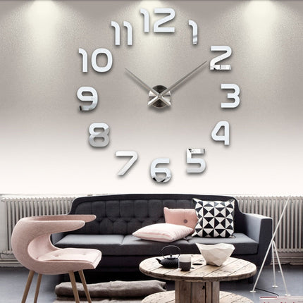 Acrylic 3D Wall Clock | Modern Quartz Design | 10 Colors | 3 Sizes | Artistic Home Decor | Bold Statement Timepiece