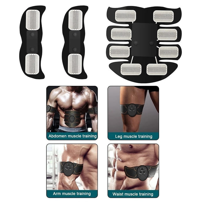 Ultimate Abs Stimulator Pro | EMS Technology | 15 Intensity Levels | Tone & Define Abs at Home | Suitable for All Fitness Levels | Easy-to-Use Abdominal Trainer | Fast Results | Battery Operated