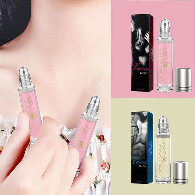 PheroScents | Women's Pheromone Perfume | Lightly Scented | Phthalate-Free | Rollerball Applicator | Long Lasting Fragrance | Enhances Natural Attraction | Travel-Ready | Elegant Packaging