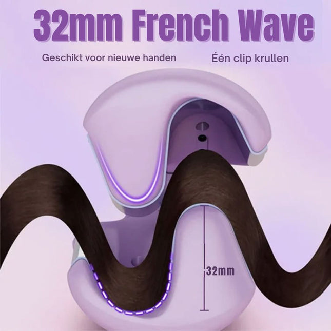 Advanced Ceramic Curling Wand | Adjustable Heat | Smooth Frizz-Free Waves | Quick Heat Up | 360° Swivel Cord | Effortless Salon-Quality Hairstyles | Multiple Color Options | 10cm Barrel | 29cm Overall Length