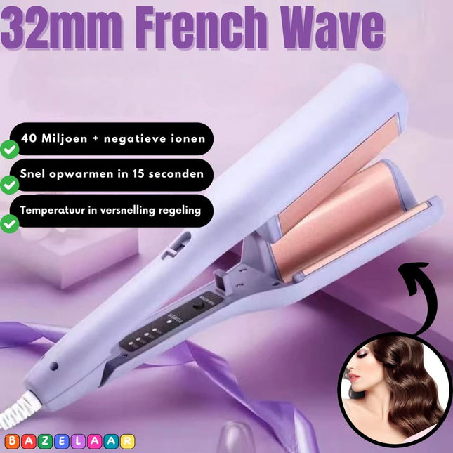 Advanced Ceramic Curling Wand | Adjustable Heat | Smooth Frizz-Free Waves | Quick Heat Up | 360° Swivel Cord | Effortless Salon-Quality Hairstyles | Multiple Color Options | 10cm Barrel | 29cm Overall Length