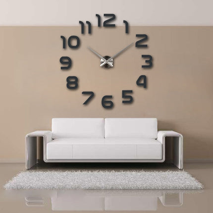 Acrylic 3D Wall Clock | Modern Quartz Design | 10 Colors | 3 Sizes | Artistic Home Decor | Bold Statement Timepiece
