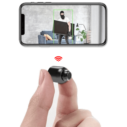 Small Wireless Security Camera | Night Vision | 1080P HD Video | Motion Detection | Portable and Stealthy Design | Wide Angle Lens | Remote Monitoring | WiFi Connectivity | Infrared | Noustia
