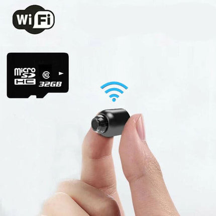 Small Wireless Security Camera | Night Vision | 1080P HD Video | Motion Detection | Portable and Stealthy Design | Wide Angle Lens | Remote Monitoring | WiFi Connectivity | Infrared | Noustia