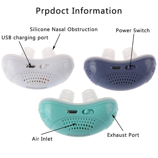 Micro CPAP Device | Anti Snoring Aid | Portable & Convenient | Recyclable Materials | Compact & Lightweight | Whisper-Quiet Therapy | Fits Comfortably | Travel Sleep Solution | Noustia