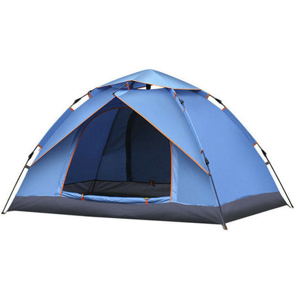 3 Seconds Instant Pop Up Tent | Fast Setup | Waterproof | 3-4 Person Capacity | Portable | Advanced Pre-Assembly Design | Weather Resistant | Lightweight 2.5kg | Dimensions: 200x200x135cm | For Camping & Hiking