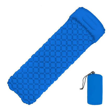 Inflatable Camping Mattress | Compact Sleeping Pad | Ultra Lightweight | Durable Dual-Layered Material | Built-In Pillow | Cold Protection | Maximum Comfort | R-Value 4.2 | Noustia