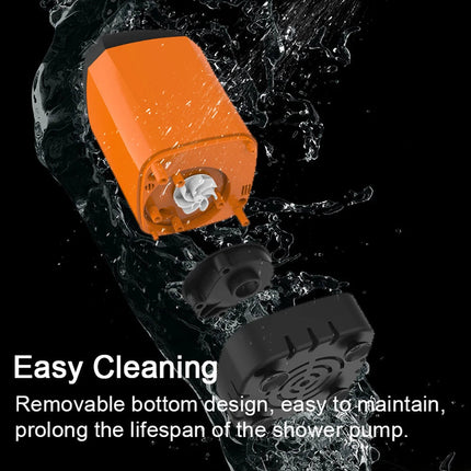 Portable Electric Shower | Outdoor Waterproof Design | Digital Temperature Display | 3 Water Modes | Built-in Rechargeable Battery | Compact Travel Size | For Camping, Hiking, & Travel | By Noustia