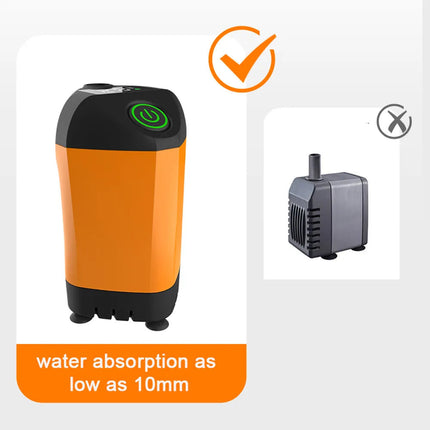 Portable Electric Shower | Outdoor Waterproof Design | Digital Temperature Display | 3 Water Modes | Built-in Rechargeable Battery | Compact Travel Size | For Camping, Hiking, & Travel | By Noustia