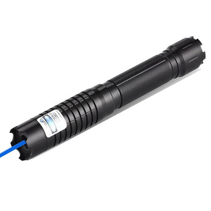 Burning Blue Laser Torch | High-Power Tactical Flashlight | Instant Fire Starter | Compact Outdoor Companion | Blue Laser | High-Efficiency Reflector | Durable Aluminum Body | Noustia
