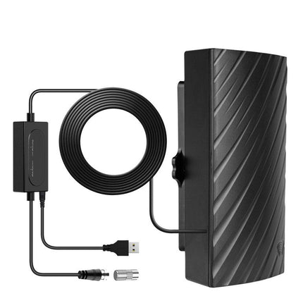 HD Digital Antenna | 4K Supported | 600 Mile Range | Indoor/Outdoor Use | Noustia | Amplified Signal | Waterproof | 16.5 ft Coaxial Cable | Stunning 1080P & 4K Resolution | Eliminate Subscription Bills