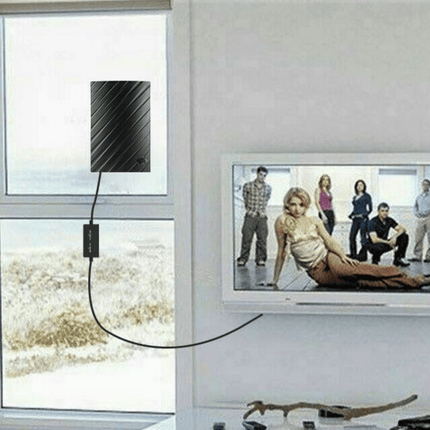 HD Digital Antenna | 4K Supported | 600 Mile Range | Indoor/Outdoor Use | Noustia | Amplified Signal | Waterproof | 16.5 ft Coaxial Cable | Stunning 1080P & 4K Resolution | Eliminate Subscription Bills