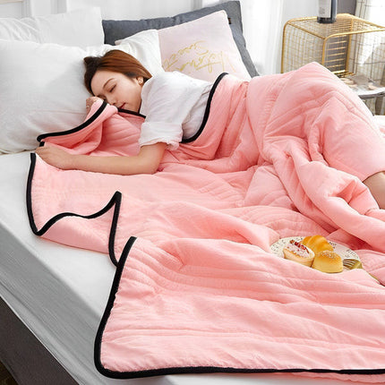 Aussie Ice Cooling Blanket | Heat-Absorbing Technology | Cool Comfort for Hot Sleepers | Moisture-Wicking | Breathable | Bamboo Linen Blend | Available in Double, Queen/Full, King Sizes | 4 Colors