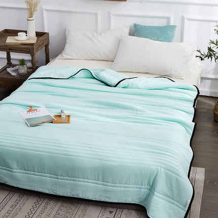 Aussie Ice Cooling Blanket | Heat-Absorbing Technology | Cool Comfort for Hot Sleepers | Moisture-Wicking | Breathable | Bamboo Linen Blend | Available in Double, Queen/Full, King Sizes | 4 Colors